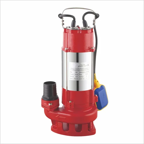 Bomba de água centrífuga elétrica submersível de alta pressão para esgoto de alta pressão AC de aço inoxidável para tratamento de águas residuais e comunidade residencial Série WQD-S